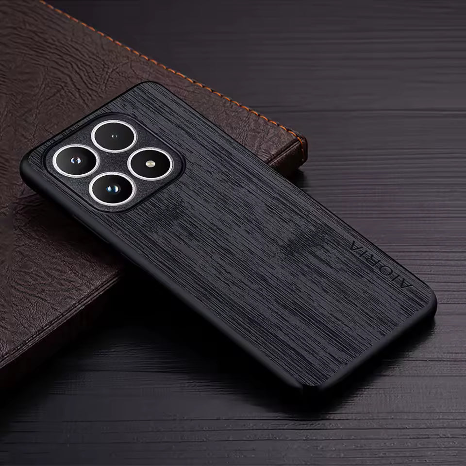 AIORIA Wood Texture Case for Xiaomi - Black