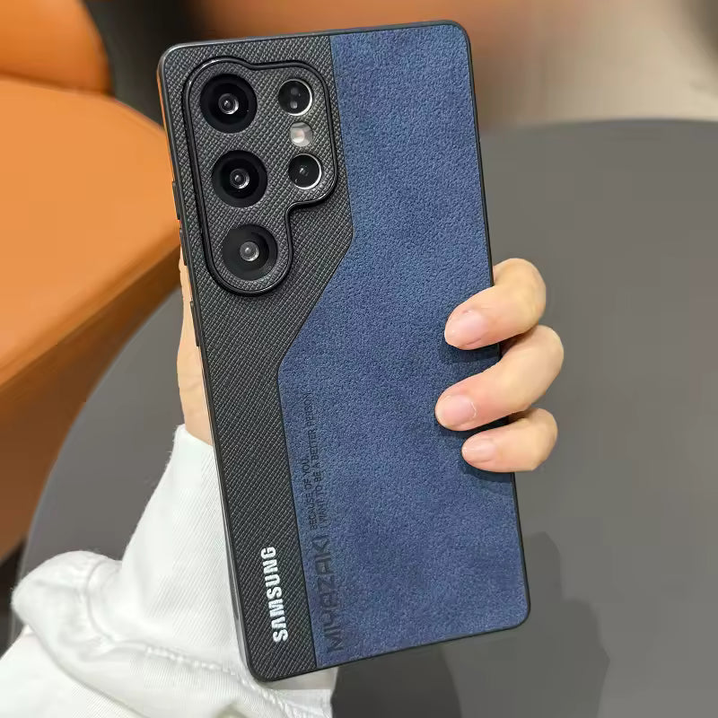 ATTIRE Leather Multicolor Case - Blue