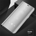 GENTLEMAN Mirror Flip Phone Case - Silver