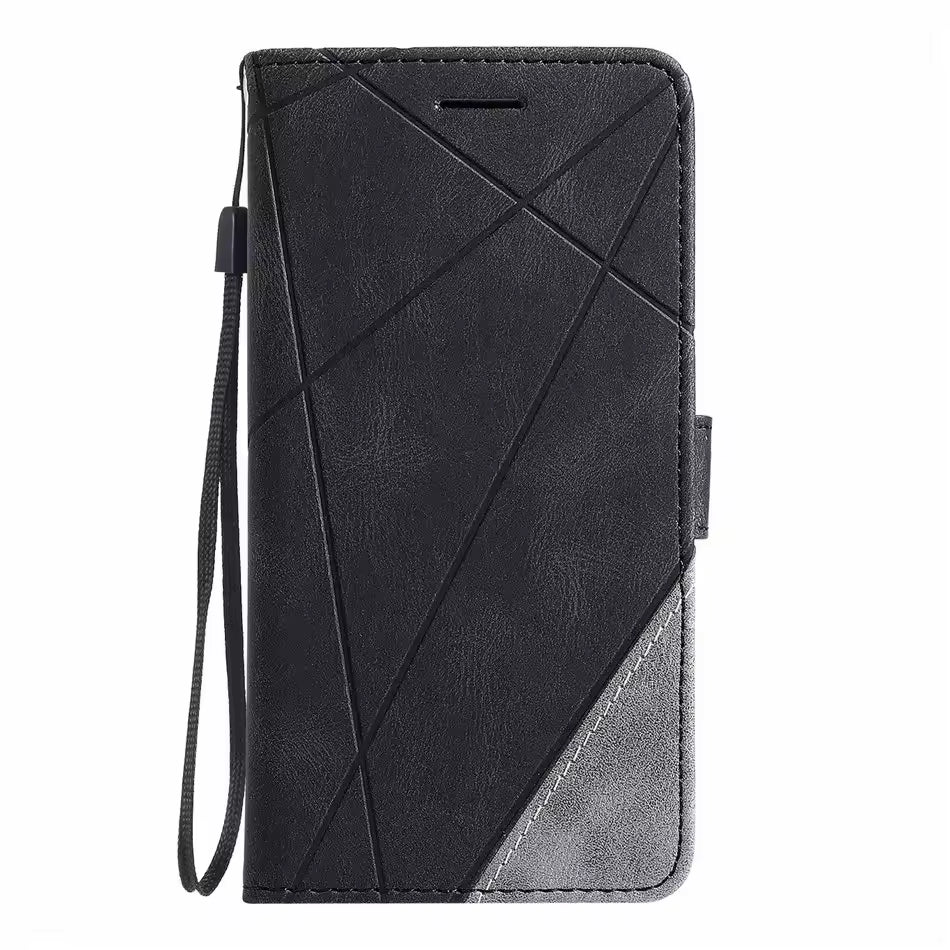 SUPERB Leather Case with Wallet - Black