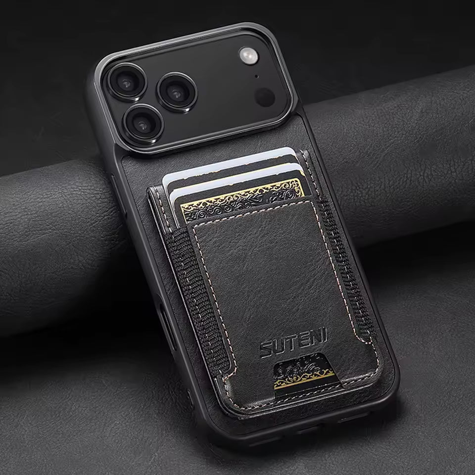 SENIOR Luxury Wallet Case - Black