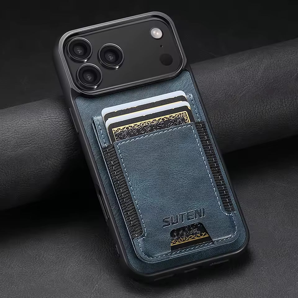 SENIOR Luxury Wallet Case - Blue