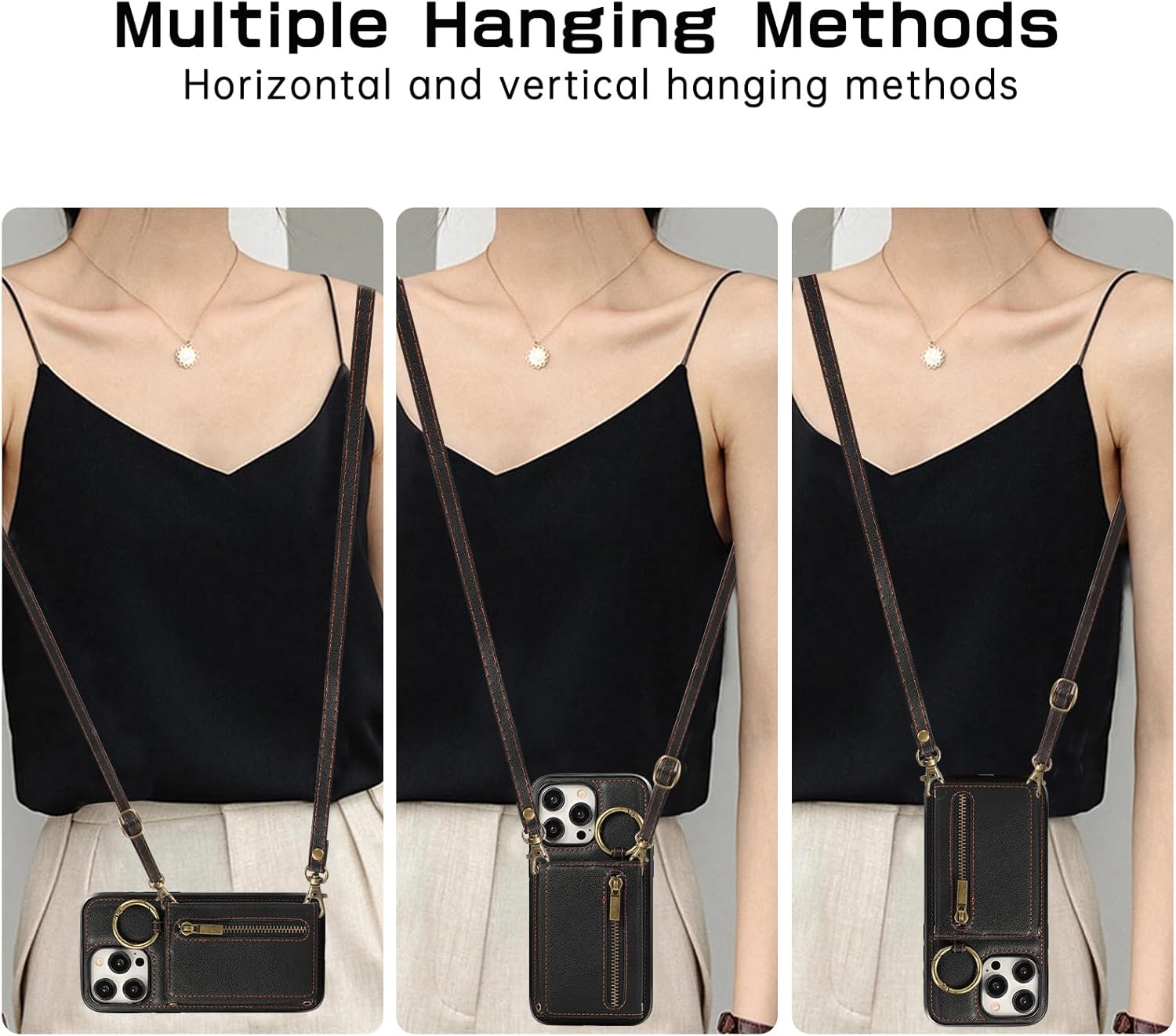 LUX Silentia Original Phone Case with Wallet and Strap