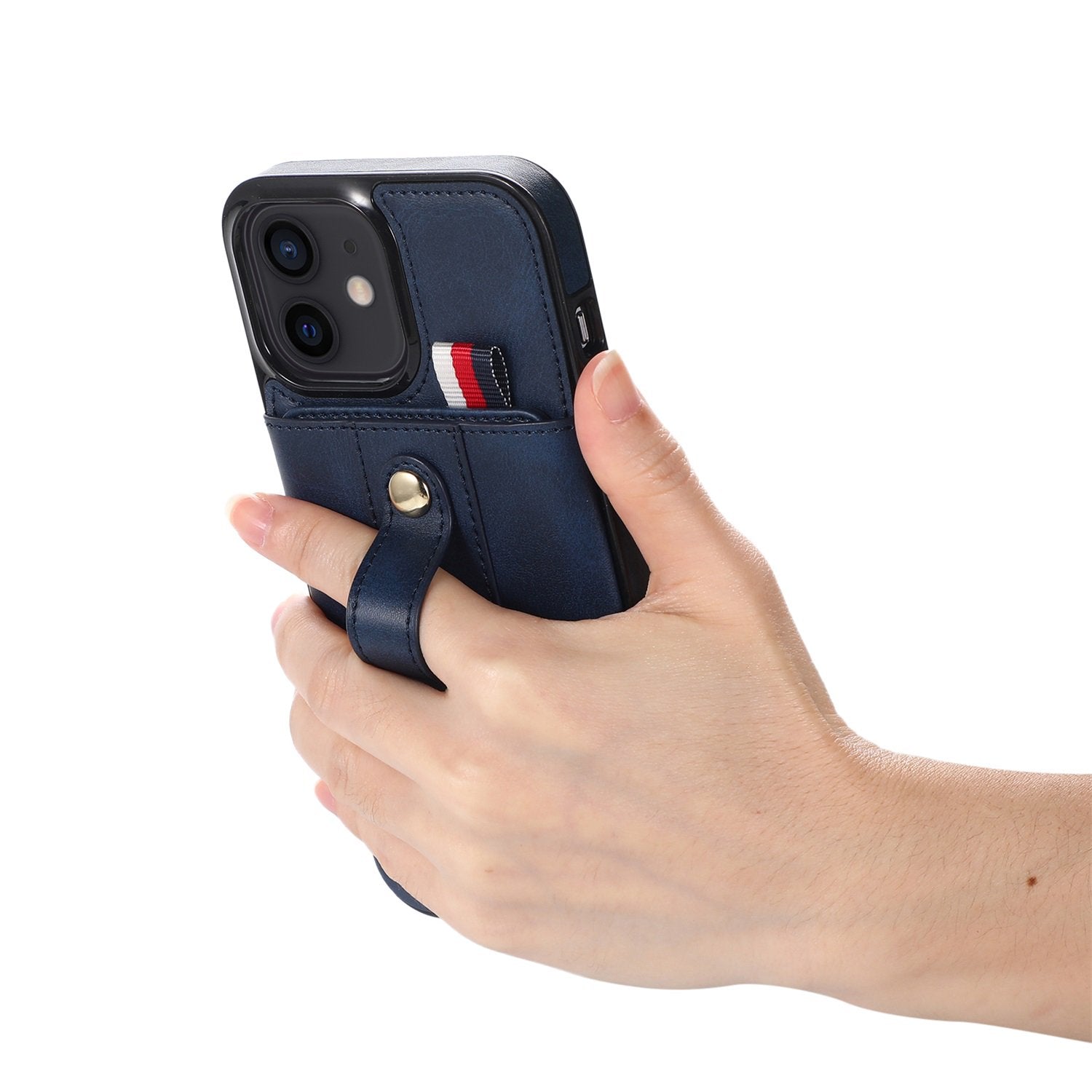 CROWN Wallet Case with Holder - Blue